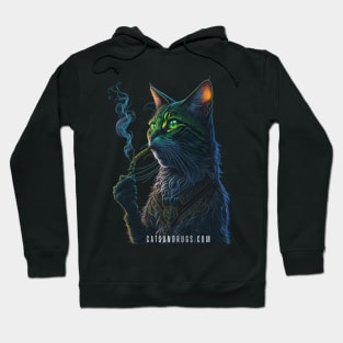 Techno T-Shirt - Psychedelic Techno Cat - Catsondrugs.com - Techno, rave, edm, festival, techno, trippy, music, 90s rave, psychedelic, party, trance, rave music, rave krispies, rave flyer T-Shirt Hoodie